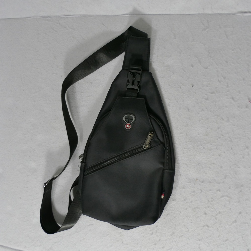 Westend Unisex Sling Bag S Black Gorpcore Techwear Utility Urban Commuter Travel